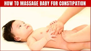 How To Give Baby Massage For Constipation And Tummy Ache👶✅ [upl. by Bale]