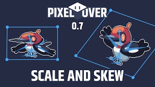 Pixel perfect scale and skew  PixelOver 07 Trailer [upl. by Ahsiemac]