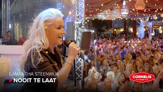 Samantha Steenwijk  Nooit Te Laat Officiële Videoclip [upl. by Aihsenek]