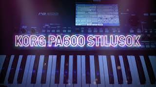 KORG PA600 STILUSOK 2021 [upl. by Lebanna629]