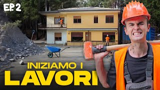 INIZIANO I LAVORI 👷🏻‍♂️ Pinningum EP2  Duri Lavori [upl. by Esdras]