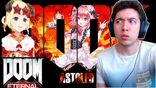 Reacting to DOOM Eternal Review  Alpha Male Gaming  Amogus Edition Max0r [upl. by Maegan667]