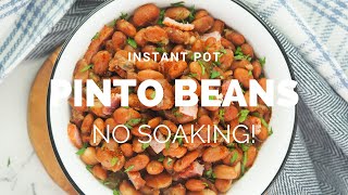 Instant Pot Pinto Beans No Soak [upl. by Cherian]