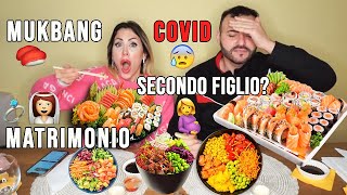 ABBIAMO IL COVID ASPETTIAMO IL SECONDO FIGLIO CI SPOSIAMO  MUKBANG POKE [upl. by Idnyl812]