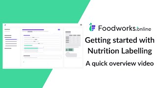 Foodworksonline Nutrition Labelling  A quick overview video [upl. by Bushey205]