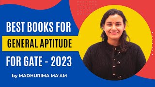 Best Books for General Aptitude for GATE 2024  Madhurima Maam  Exergic Aptitude [upl. by Marcelia]