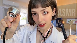 ASMR A CONSULTA MÉDICA MAIS REALISTA DE TODAS oftalmo dentista dermato e clinica geral 👩‍⚕️ [upl. by Avik]