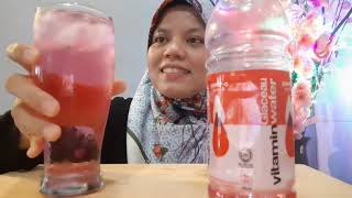 ASMR ONESHOT DRINKING SOUNDS GLACEAU VITAMIN WATER  MUKBANG MALAYSIA [upl. by Netnerb]