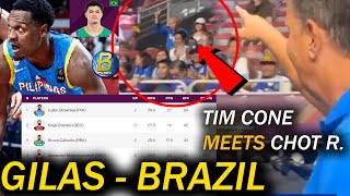 TOP 1 si Brownlee  ahead sa NBA Players  Brazil  GILAS  TIM CONE meet CHOT REYES [upl. by Irah]