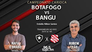 BOTAFOGO 2 X 0 BANGU  Campeonato Carioca  2ª rodada  20012024  AO VIVO [upl. by Nybbor]