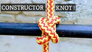 CONSTRUCTOR KNOT IN FIELD PRACTICALEHow to tie a knot👌kforknots [upl. by Assilrac]