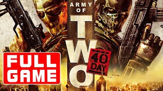 Army of Two 40th Day  Full Game Walkthrough Longplay Playthrough Part PS3 XBOX360 [upl. by Ahtnams]