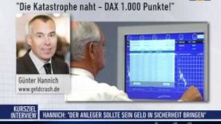 Hannich quotWarnung  Anleger vor DAXDesaster Deflation kommtquot [upl. by Sweyn]