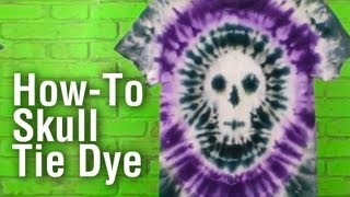 HowTo Make a Tie Dye Skull Shirt [upl. by Clercq42]