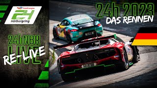 Ganzes Rennen  ADAC TotalEnergies 24h Nürburgring 2023  Deutsch 🇩🇪 [upl. by Enelkcaj]