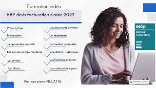 EBP Devis facturation classic 2023  Présentation de la formation [upl. by Anawit]