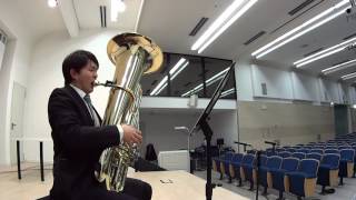 Natsume Tomochi Giappone  Jan Koetsier Concertino op 77 per tuba e archi [upl. by Enelyk]