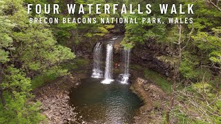 Four Waterfalls Walk Brecon Beacons  Hike guide with epic drone footage of Sgwd yr Eira [upl. by Nosnaj]