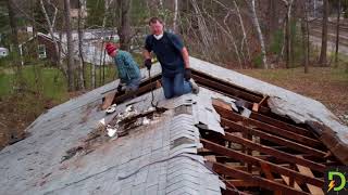 Demolishing the old house DIY Part 1 [upl. by Llirrem]