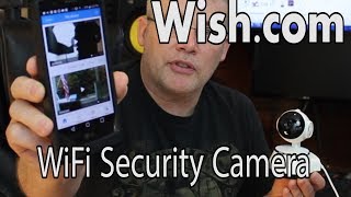 WiFi Security Camera from Wishcom Cheap Home Video Surveillance [upl. by Tammy604]