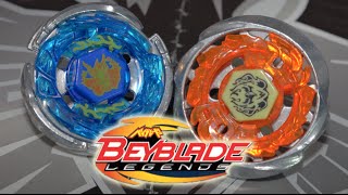 BATTLE Storm Pegasus 105RF VS Burn Fireblaze 135MS  Father VS Son  Beyblade Metal Fusion [upl. by Tierza]