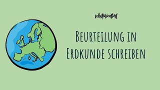 Wie schreibt man eine Erörterung  Beurteilung in Erdkunde  Geographie Klausur Beispiel  Aufbau [upl. by Easlehc]