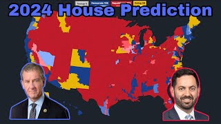 2024 House Map Prediction August 2024 [upl. by Kcitrap1]