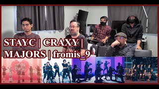 KPOP REACTION STAYC  CRAXY  MAJORS  fromis9 [upl. by Bajaj]