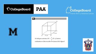 GUIA PAA En la figura anterior BC  13 CD ¿Cuántos centímetros cúbicos mide el volumen de la fig [upl. by Lupe]
