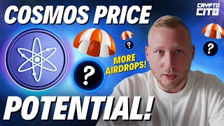 Cosmos Hub ATOM Price Potential UPDATE 184x Possible Cosmos Airdrops amp More [upl. by Odlawso]