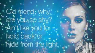 Adele  Someone Like You Lyrics [upl. by Laws]