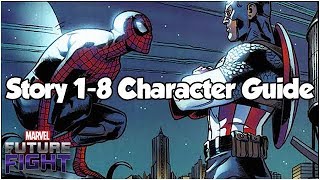 Story 18 Character Guide Who to RankT2Uniform  Marvel Future Fight [upl. by Antonetta]