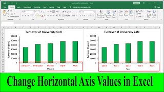 🔥 How to Change Horizontal Axis Values in Excel Charts [upl. by Nagem]