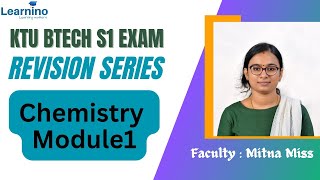 KTU BTECH 2019 S1 Chemistry Revision module 1 [upl. by Maxia684]