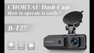 New Installation video for CHORTAU dash cam BT27 [upl. by Aicnetroh]