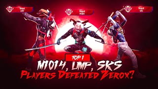 Zerox FF Vs Top 1 M1014 UMP amp SKS Player😳🔥 [upl. by Averell]