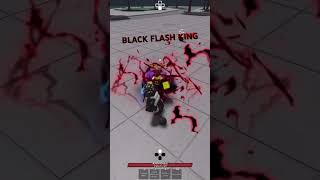 BLACK FLASH KING roblox onepunchman anime thestrongestbattlegrounds shorts blackflash [upl. by Dodson]