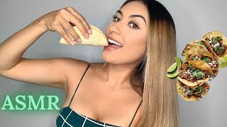 ASMR Español  COMIENDO TACOS MEXICANOS 🌮🇲🇽 [upl. by Aninay]