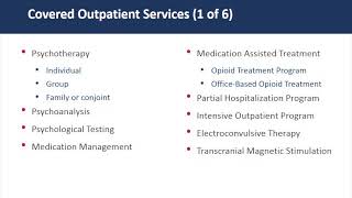 TRICARE Mental Health and Substance Use Disorder Services Webinar [upl. by Gwen]