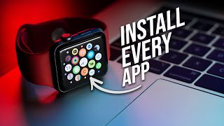 How to Install All Apps on Apple Watch [upl. by Gorlicki]