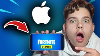 So kannst du FORTNITE auf IPHONE und IPAD Herunterladen 2024 Tutorial Fortnite deutsch [upl. by Stclair]