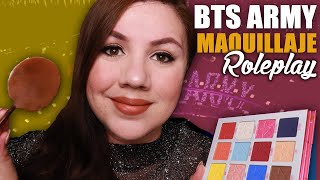 ASMR Español Maquillaje Para tu Concierto de BTS Roleplay  Murmullo Latino  Doing Your Makeup RP [upl. by Necila]