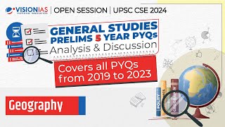 Open Session on GS Prelims 5 Year PYQs Analysis amp Discussion for UPSC CSE 2024  Geography [upl. by Ahsemik483]