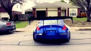 Wide bodied 350z V3 Battle Aero Wing Install [upl. by Juliano]