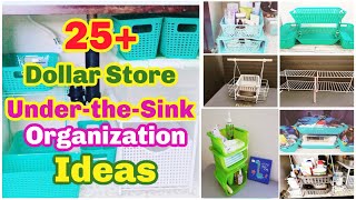 25 Dollar Tree Under the Kitchen and Bathroom Sink Organization Ideas and Hacks [upl. by Pevzner91]