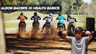 Aldon Bakers 10 HEALTH BASICS for motocross racers [upl. by Isoj]