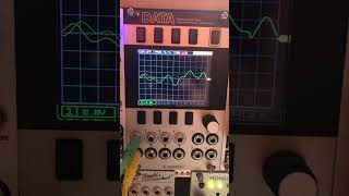 Analyzing waveforms with the lovely Data module from Mordax Systems synth modularsynth [upl. by Monro]