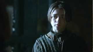 quotAnyone can be killedquot Lord TywinArya scene HD [upl. by Mcknight623]