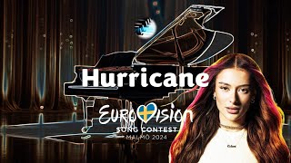 Eden Golan  Hurricane  Piano Cover by Reuven Papismedo  Eurovision 2024 [upl. by Jenni]