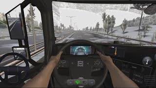 Volvo truck driving  truck simulator ultimate  THE MONSTO GAMING [upl. by Noreh]